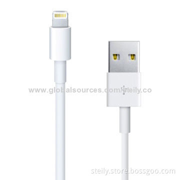 USB Data Cable for iPhone 5S, with High-speed Data Transfer and Synchronized Charging